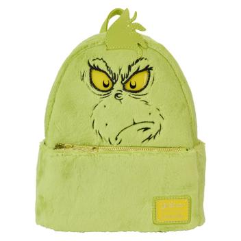 Loungefly Dr Seuss Plush Grinch Light Up Mini Backpack