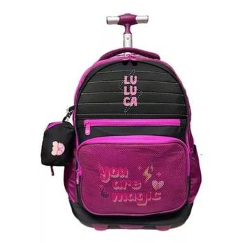 Mochila de Costas Clio Luluca Magic - LU2461 - Rosa - Luxgolden