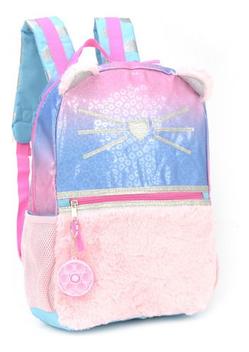 Mochila escolar feminina gatinho com orelha by Maisa up4you luxcel