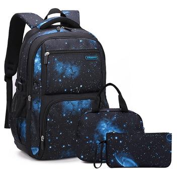 Mochila para o ensino primário/médio para meninos de 4 a 10 anos, 3 ...