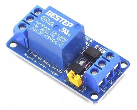 Modulo Rele 3v 10a 1 Canal Com Borne Kre - Iluminação de Segurança ...