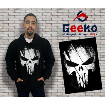 Moletom Canguru Masculino O Justiceiro The Punisher Geeko