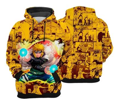 Moletom Naruto Quarto Hokage Minato Aldeia Konoha Anime Mangá 3d Cor  Amarelo Tamanho P - M.A.L Store - Fábrica - Moletom / Blusão Feminino -  Magazine Luiza