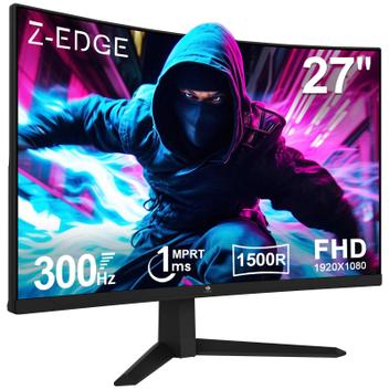 【美品】Z-EDGE UG27S 27インチ 湾曲 ゲーミング　モニター Monitor de jogos Z-Edge UG27S 27 polegadas 300 Hz FHD 1080P curvo