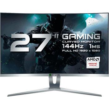 Monitor gamer curvo GameMax GMX27C144 led 27 preto 100V/240V