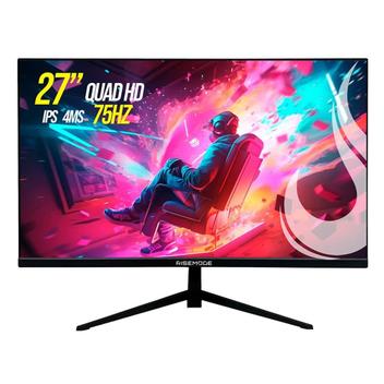 Monitor Gamer Rise Mode 27" 2K, 75hz, 4ms, IPS, Preto, HDMI e ...