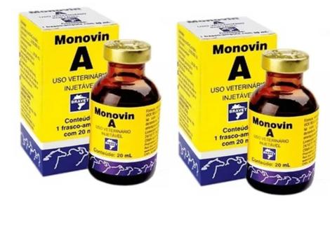 Monovin A - 20 ml - crescer cabelo - 2 un. - bravet - Vitaminas A-Z ...
