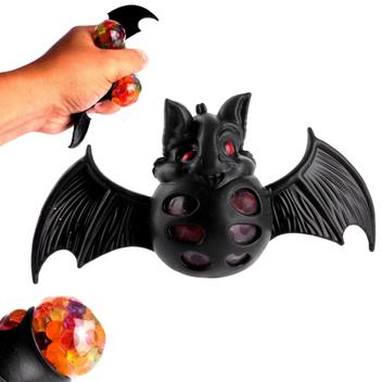 Morcego 8cm Anti Stress Bubbles Preto Brinquedo de Esmagar - Msb