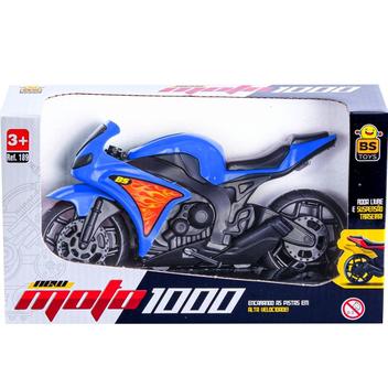 Brinquedo Moto Corrida 1000 Esportiva Pequena p/ Coleção VD - BS TOYS -  Caminhões, Motos e Ônibus de Brinquedo - Magazine Luiza