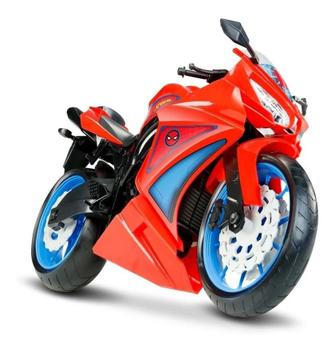 Moto com Rodão com Lançador de Brinquedo Motoqueiro Fantasma Para Brincar  no Parque Ar Livre - Sortido 22cm