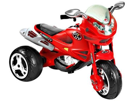 Moto Elétrica Infantil Super Moto GT Turbo Bandeirante