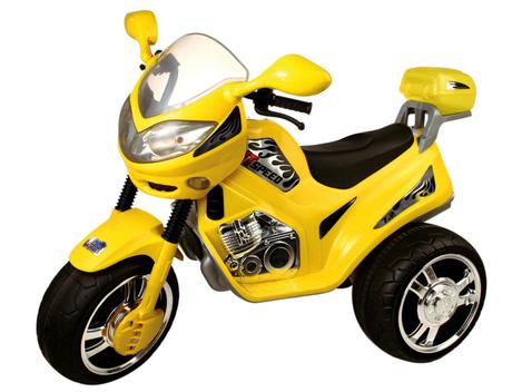 Moto Elétrica Infantil TR1002SC Speed Cinza e Laranja 3km/h