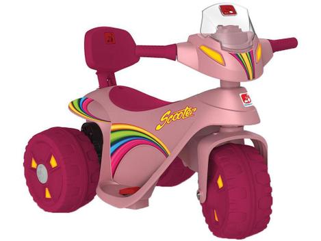 Moto Elétrica Infantil Bandeirante Gatinha Branca e Rosa 6V - Carrefour -  Carrefour