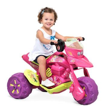 Moto ZX Tinker Bell Elétrica 6V - Bandeirante - Moto Elétrica