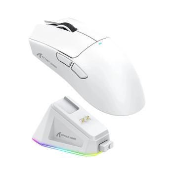Oferta lojadolombardi - Mouse Gamer Sem Fio Leve Attack Shark R1 X11 18K DPI PAW3311 Tri-Mode Bluetooth 2.4GHz Com Fio - Magazine Luiza