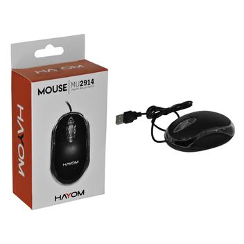Mouse Óptico Para Notebook e Computador Fio USB 2.0 Luz Led 100mA 5v ...