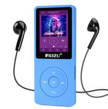 Mp3 Player RUIZU X02 Bateria 80 Horas Memória 16gb Multimídia