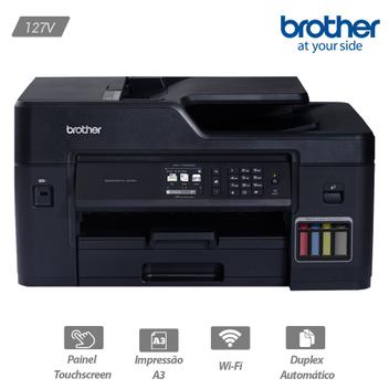 Multifuncional Brother Preto Mfct4500dw Jato de Tinta Colorida Usb, Ethernet e Wi-fi 110v