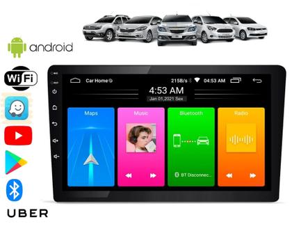 Multimídia Android 9 Polegadas Universal - Taytech - Central Multimídia ...