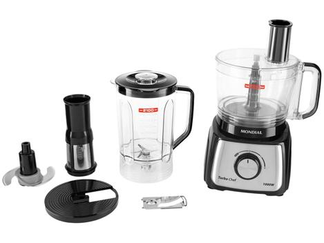Multiprocessador de Alimentos Mondial Preto