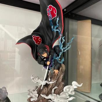 Figurine Naruto Sasuke Uchiha Akatsuki 43cm – Figurine Manga Collector