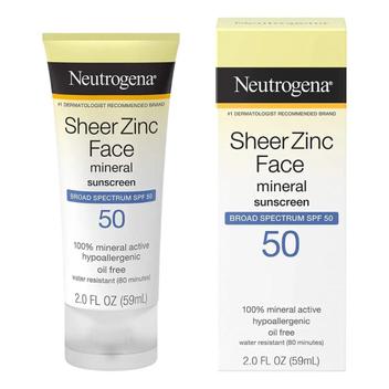 Neutrogena Protetor Solar Facial Óxido Zinco Mineral 59Ml - Protetor ...