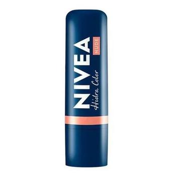 NIVEA Hidratante Labial Hidra Color 2 em 1 - 4,8g Nude - Protetor