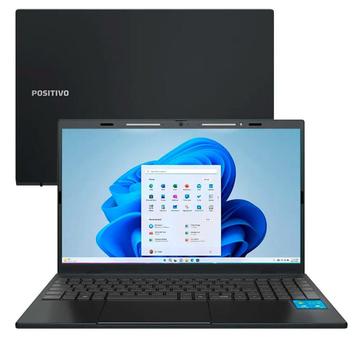 Notebook - Positivo C4128b-15 Celeron N4500 1.10ghz 4gb 128gb Padrão Intel Hd Graphics Windows 11 Home Vision C15m 15,6