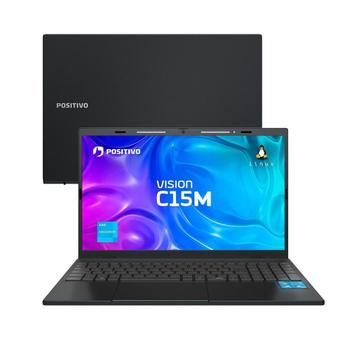 Notebook - Positivo C8256bi-15 Celeron N4500 1.10ghz 8gb 256gb Padrão Intel Hd Graphics Linux Vision C15m 15,6