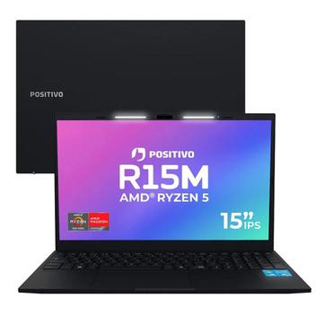 Notebook - Positivo Amd Ryzen 7 5825u 2.00ghz 8gb 256gb Ssd Amd Radeon Graphics Linux Vision R15m 15,6