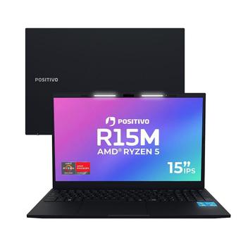 Notebook - Positivo R58256ai-15 Amd Ryzen 5 5500u 2.10ghz 8gb 256gb Ssd Amd Radeon Graphics Linux Vision R15 15,6