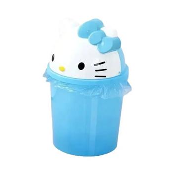 Novo sanrio hello kitty lixo lata de lixo lixo binanrio kawaii cesta de