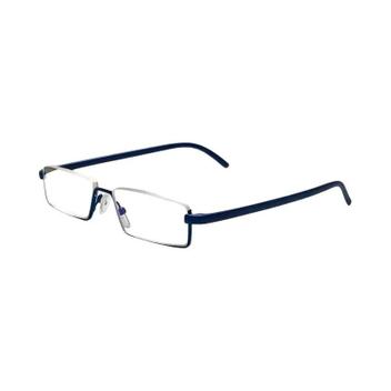 Óculos de Leitura Masculino Anti-Luz Azul - Meia Armação TR90 com ...