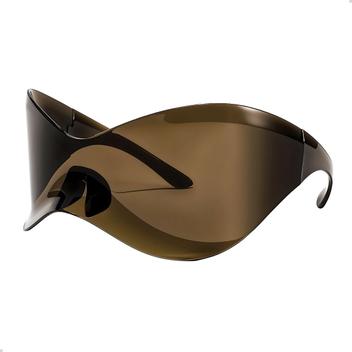 Óculos De Sol Estilo Futurista Moderno Proteção UV Sem Aro - 20V ...