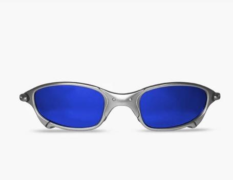 Óculos De Sol Juliet X-metal Plasma Prata Lente Azul - Óculos de Sol ...