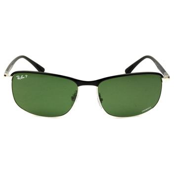 Óculos Ray Ban Chromance RB3671-CH Prata G-15 Polarizado Óculos Ray Ban Chromance RB3671-CH Prata G-15 Polarizado