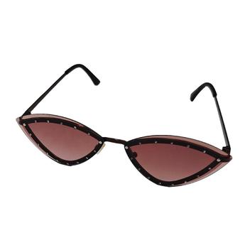 Óculos Sol Feminino Triangular Pedrinha Classico - Hhw - Óculos de Grau ...