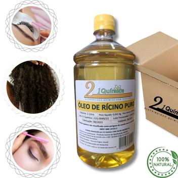 Óleo De Rícino Para Cílios E Sobrancelhas 100% Natural 1L - 21 Química ...