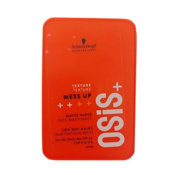 Schwarzkopf OSiS MessUp Matt Gum – Texturpaste Für Matten Look, Inkl. Stapiz Probe (100 Ml)