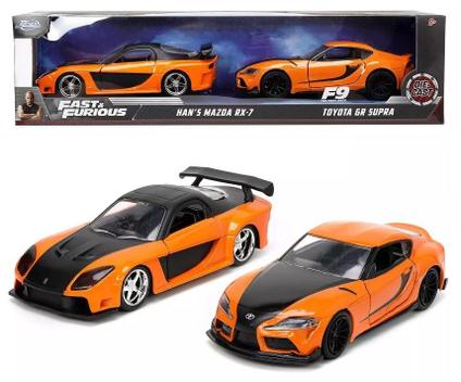 Pack 2 Velozes e Furiosos - Han's Mazda RX-7 e Toyota GR Supra - 1