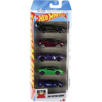 Pack 5 Hot Wheels - HW Motor Show 2025 - JBJ89 - Carrinhos de