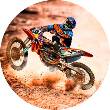 Prato De Papel Corrida de Motocross da Camada de Camada de Dirt