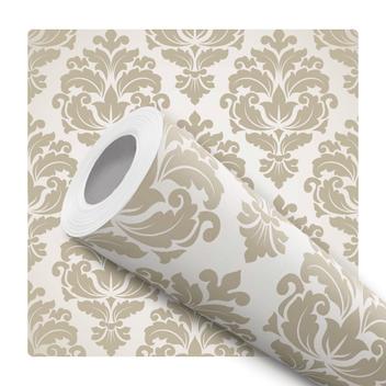 Papel De Parede Adesivo Lavável Provençal Romano Nude - Signmaq - Papel