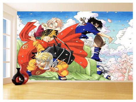 Papel De Parede Anime Naruto Mangá Desenho Art 3,5M Nrt25 - Você Decora -  Papel de Parede - Magazine Luiza