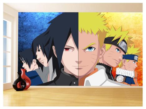 Papel De Parede Anime Naruto Mangá Desenho Art 3,5M Nrt25 - Você Decora -  Papel de Parede - Magazine Luiza