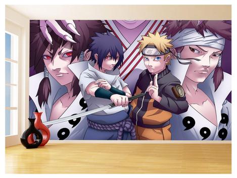 Papel De Parede Anime Naruto Mangá Desenho Art 3,5M Nrt22 - Você Decora -  Papel de Parede - Magazine Luiza