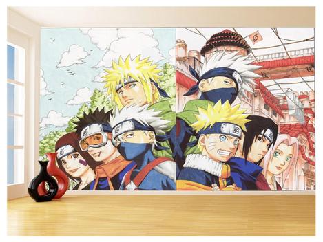 Papel De Parede Anime Naruto Mangá Desenho Art 3,5M Nrt08 - Você