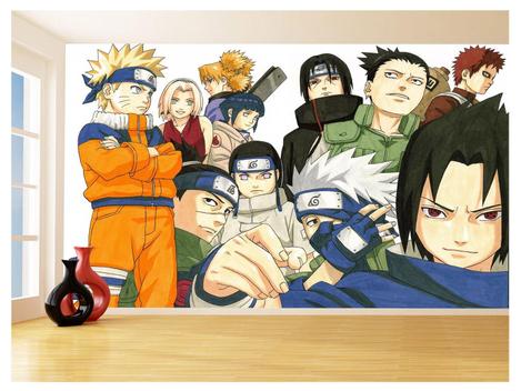 Papel De Parede Anime Naruto Mangá Desenho Art 3,5M Nrt25 - Você Decora -  Papel de Parede - Magazine Luiza