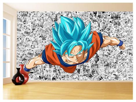 Papel De Parede Dragon Ball Goku Página Manga 3,5M Dbz557 - Você Decora -  Papel de Parede - Magazine Luiza