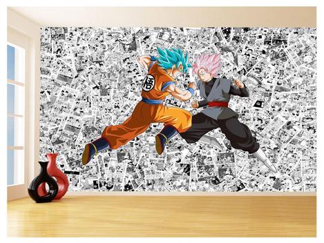 Papel De Parede Dragon Ball Goku Página Manga 3,5M Dbz557 - Você Decora -  Papel de Parede - Magazine Luiza